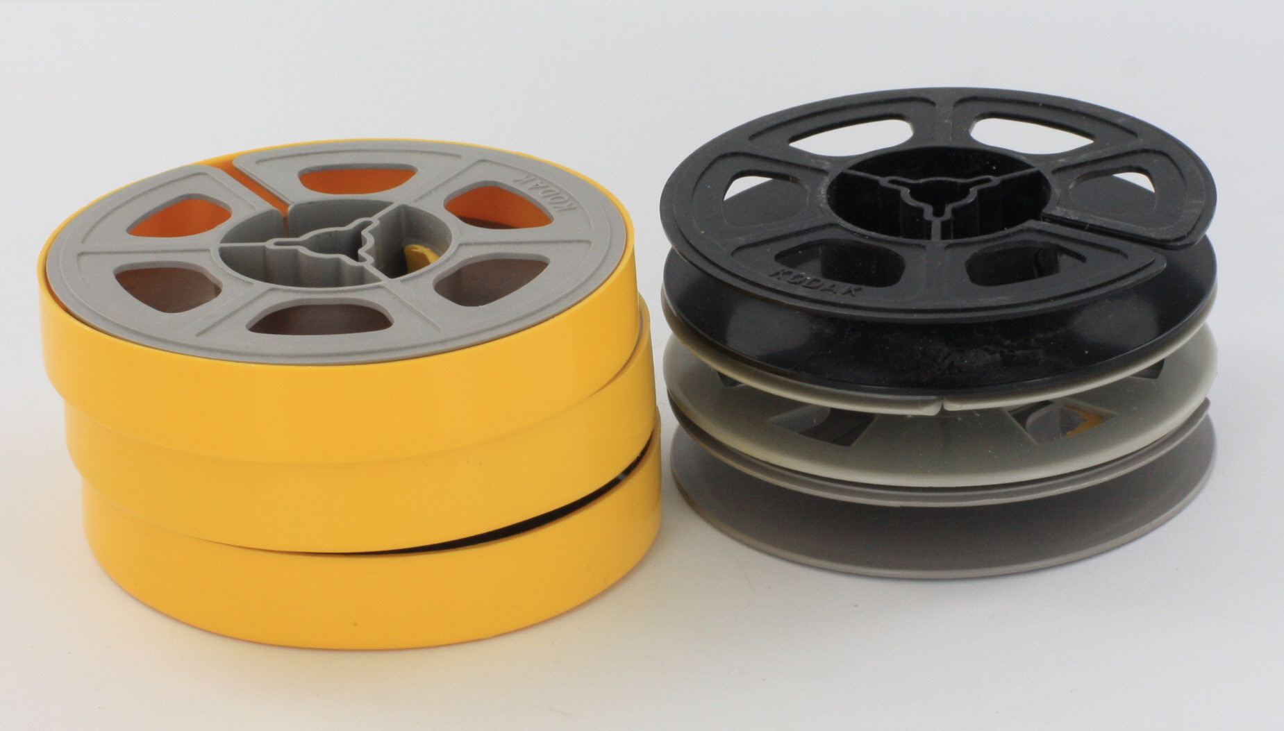 6 Kodak 50ft 8mm empty Cine film spools - Camera House