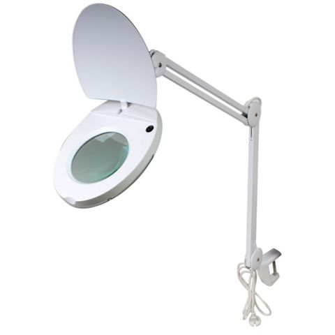 Byomic Table Magnifier with Clamb LED White
