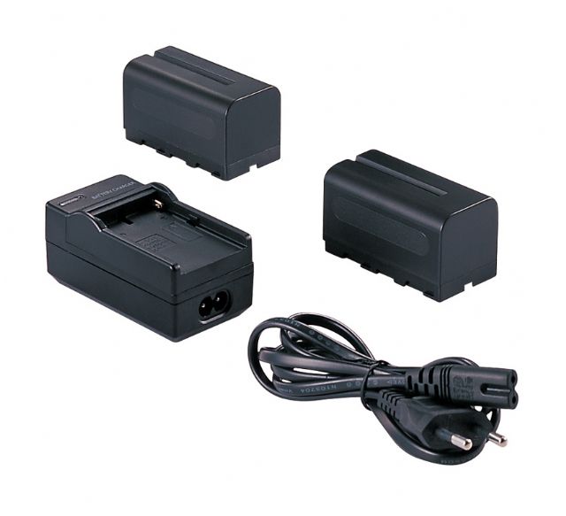 Falcon Eyes 2 x Battery NP-F750 + Battery Charger SP-CHG for LED Lamp