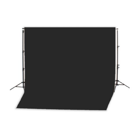 Falcon Eyes Background System B-8510 with Roll Black 2,75 x 11m