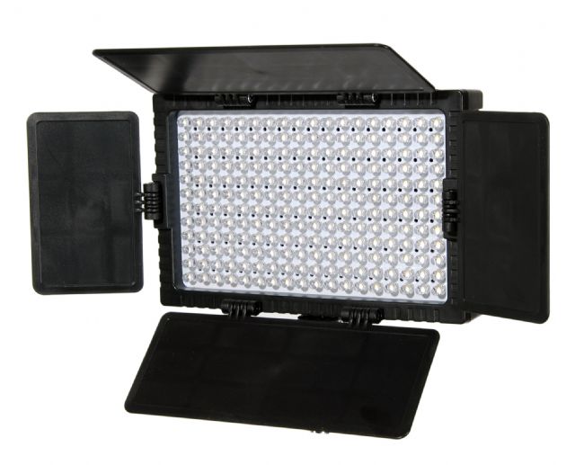 Falcon Eyes Bi-Color LED Lamp Set Dimmable DV-216VC-K2 incl. Battery