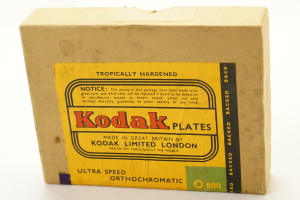 Kodak 3 1/4 x 4 1/4 Orthochromatic Plates in box