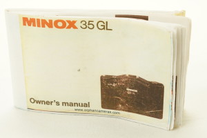 Minox GL Instruction Book / Owners Manual