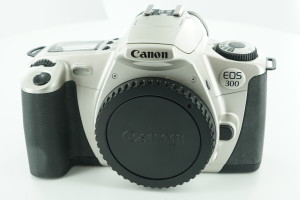 Canon EOS 300 Camera Body c/w wide camera strap, Boxed