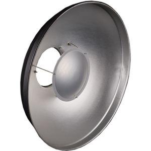 56cm 22 inch Beauty Dish Bowens S Type Silver Interior