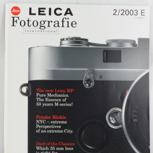 Leica Fotografie International Magazine 2/2003 E