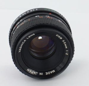 Yashica DSB 55mm f2 standard lens
