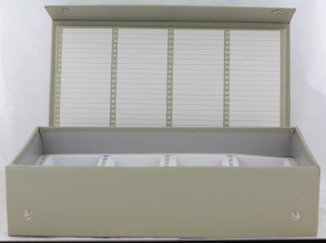 Grey Slide/Transparency Storage Box For 100 Slides from Boots