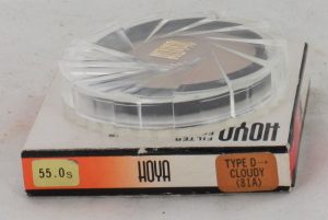 Hoya 55mm Type D Cloudy 81A Filter Boxed