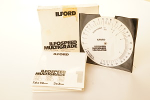 Ilford Ilfospeed Multigrade Filters & Calculator