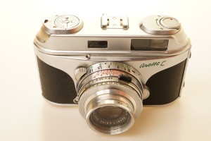 Arette C 35mm Rangefinder Camera in case