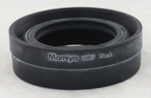 Mamiya M67 No 4 Collapsible Rubber Lens Hood