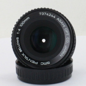 Pentax SMC 100mm f4 Bellows Prime Lens. K / PK Mount