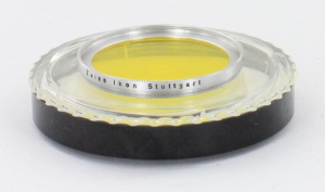 Zeiss Ikon 354 s 40.4 Yellow Filter in Hoya crystal case