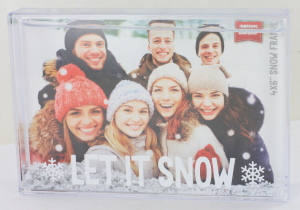 Personalised snow globe - Rectangle