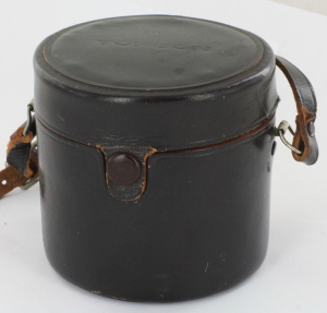 Brown Topcon Lens case & strap