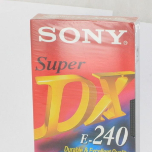 SONY Super DX E-240 VHS tape - unopened / sealed
