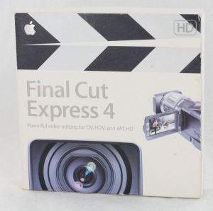 Final Cut Express 4 for Apple/Mac Video Editing Software OS X 10.2.5