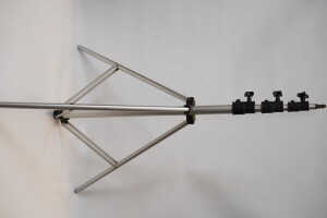 Tall Silver Photographic Studio Stand