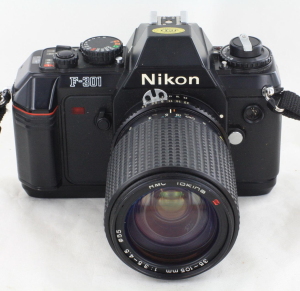 Nikon F-301 SLR Camera c/w Tokina 35-105mm f3.5/4.5