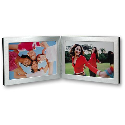 Zep Double Photo Frame 8702H1 Silver 2x 10x15 cm