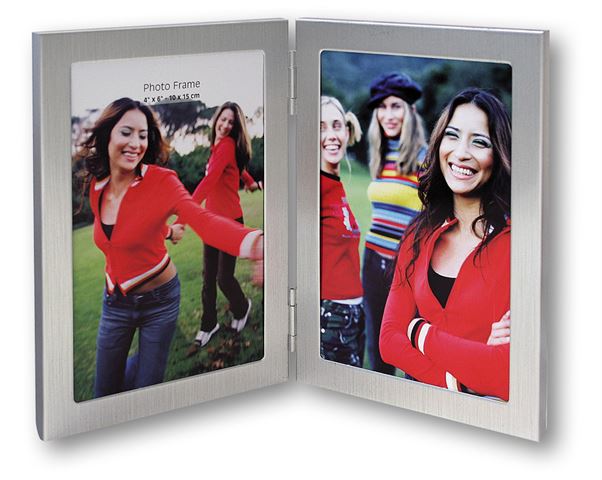 Zep Double Photo Frame 8702V1 Silver 2x 10x15 cm