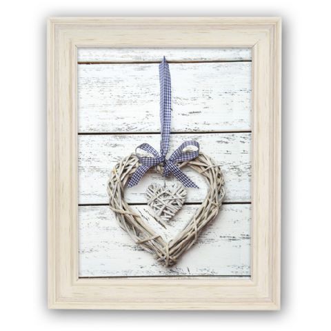 Zep Photo Frame U357W Vintage Resia White 13x18 cm