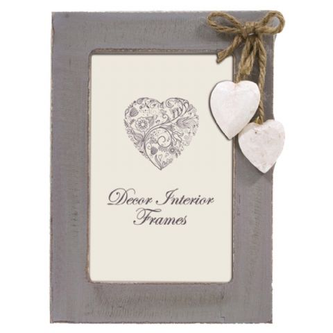 Zep Wooden Photo Frame HHP046 Metz Grey 10x15 cm